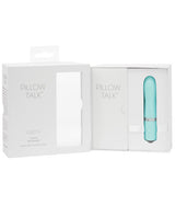 Pillow Talk Flirty Rechargeable Silicone Bullet - Teal