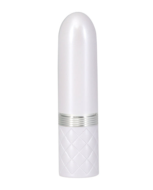 Pillow Talk Lusty Luxurious Rechargeable Silicone Flickering Massager - Teal/White