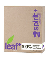 Leaf Spirit Silicone Rechargeable Panty Vibe with Remote Control - Purple