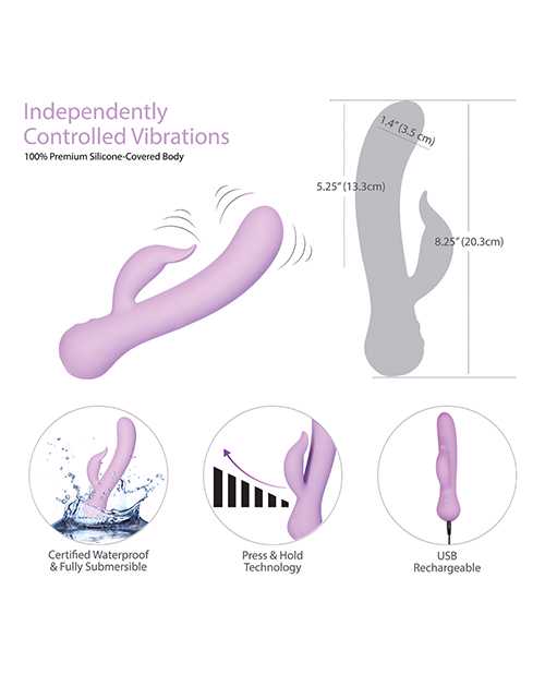 Swan The Duchess Swan Special Edition Rechargeable Silicone Vibrator - Purple