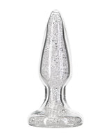Pillow Talk Fancy Glass Anal Plug - Clear