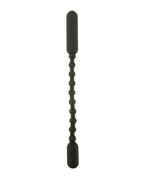 PowerBullet Rechargeable Silicone Booty Beads 10in - Black