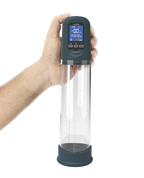 Lux Active Volume LCD Rechargeable Auto Penis Pump - Navy