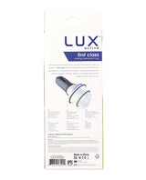 LUX Active First Class Rechargeable Rotating Masturbator Cup - Navy/White