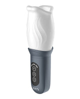 LUX Active First Class Rechargeable Rotating Masturbator Cup - Navy/White