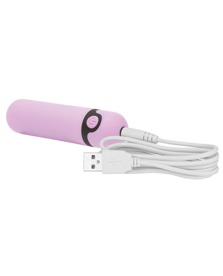 Simple & True Rechargeable Vibrating Bullet - Purple