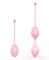 Pillow Talk Luxurious Pleasure Balls Silicone Kegel Balls- Pink
