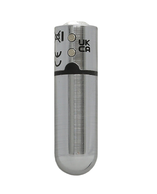 PowerBullet First Class Rechargeable Mini Bullet with Crystal - Silver