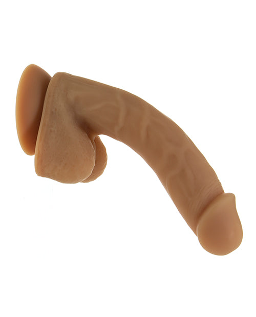 Addiction Andrew Silicone Bendable Dong 8in - Caramel