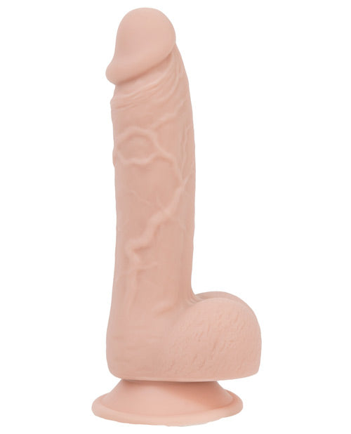 Addiction Toy Collection Mark Silicone Dildo with Balls 7.5in - Vanilla