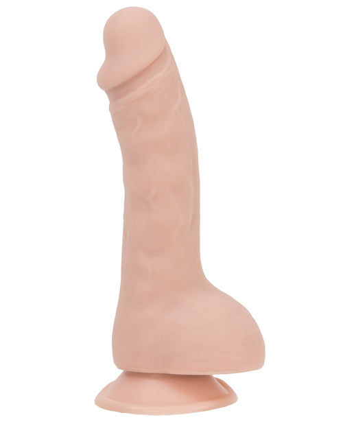 Addiction Toy Collection Brad Silicone Dildo with Balls 7.5in - Vanilla