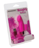 PowerBullet Naughty Nubbies Silicone Rechargeable Finger Massager - Pink