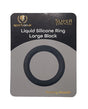 Spartacus Liquid Silicone Cock Ring Large - Black