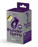 VeDO Thunder Bunny Rechargeable Dual Ring - Perfectly Purple