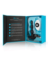 B-Vibe Triplet Anal Beads Rechargeable Silicone Beads with Remote Control - Black