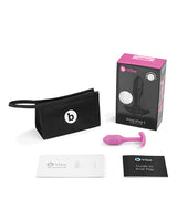 B-Vibe Snug Plug 1 Silicone Weighted Butt Plug - Fucshia