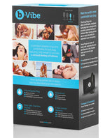 B-Vibe Snug Plug 2 Silicone Weighted Anal Plug - Black