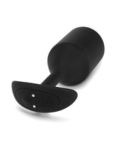 B-Vibe Vibrating Snug Plug Rechargeable Silicone Anal Plug - XXLarge - Black