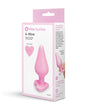 B-Mine Butties - Silicone Butt Plug with Heart Base - Pink