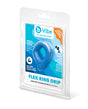 Flex Ring Drip Silicone Cock Ring - Blue