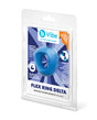 b-Vibe Flex Ring Delta Silicone Cock Ring - Blue