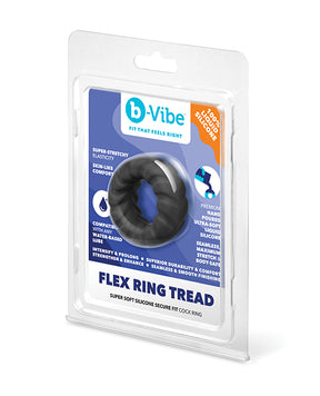 b-Vibe Flex Ring Tread Silicone Cock Ring