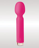 Bodywand My First Mini Wand Vibe Silicone Rechargeable Vibrator - Rose