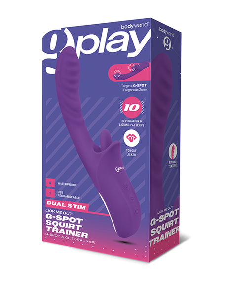 ["Bodywand G-Play Lick Me Out Squirt Trainer - Purple"]