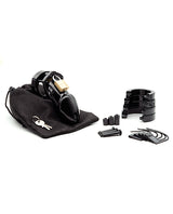 CB-6000 3 1/4" Cock Cage & Lock Set - Black