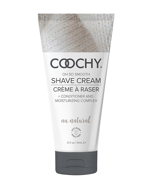 COOCHY Shave Cream - 0.5 oz Au Natural