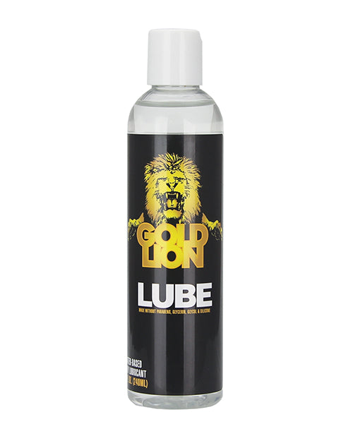 Gold Lion Water-Based Personal Lubricant - 8 oz Bottle