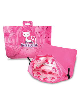 Pink Pussycat Antibacterial Toy Bag