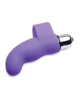 Gossip G-Thrill Silicone Finger Vibrator with Full Size Bullet - Purple