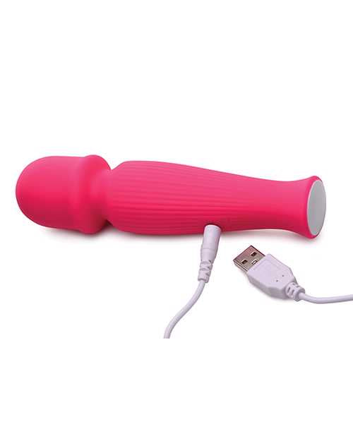 Curve Toys Gossip Silicone Vibrating Wand 10x - Magenta