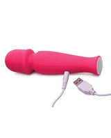 Curve Toys Gossip Silicone Vibrating Wand 10x - Magenta