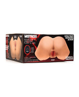 Curve Toys Mistress Vibrating & Squeezing Pussy & Ass Masturbator - Light