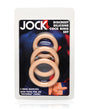 Curve Toys Jock Silicone Cock Ring Set of 3 - Light