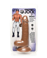 Curve Toys Fantasy Jock Baseball Brian 7" Dildo w/Balls - Tan