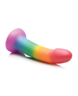 Simply Sweet Phallic Silicone Rainbow Dildo