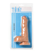 Curve Toys Thinz 7" Uncut Dildo w/Balls - Light