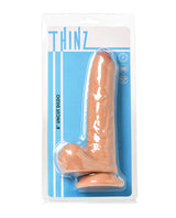 Curve Toys Thinz 8" Uncut Dildo w/Balls - Light