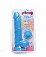 Curve Toys Lollicock 7" Silicone Dildo w/Balls - Berry