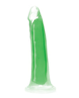 Lollicock Glow in the Dark Silicone Dildo 7in - Green