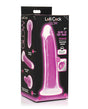Curve Toys Lollicock 7" Glow In The Dark Silicone Dildo - Purple
