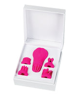 Caress Rechargeable Silicone Clitoral Stimulator - Pink