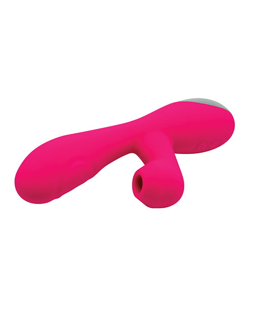 Alive Caribbean Shine Rechargeable Silicone Rabbit Vibrator - Pink