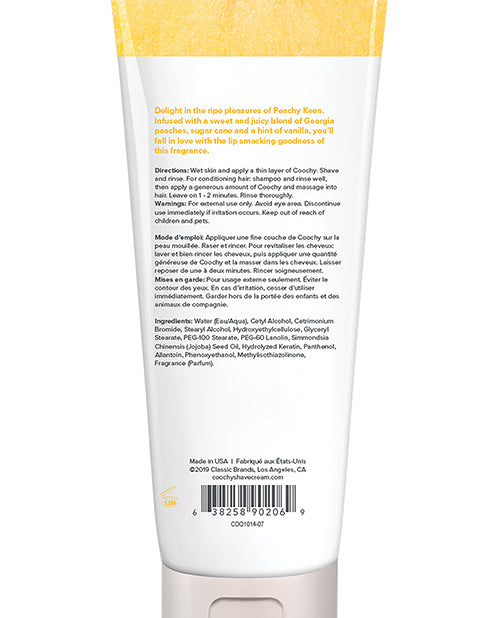 Coochy Shave Cream Peachy Keen 7.2oz