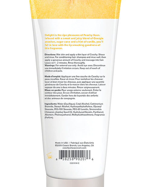 Coochy Shave Cream Peachy Keen 12.5oz