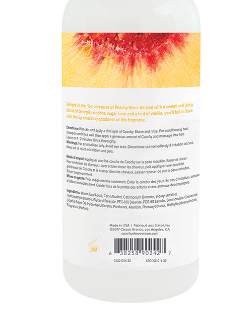 Coochy Shave Cream Peachy Keen 32oz