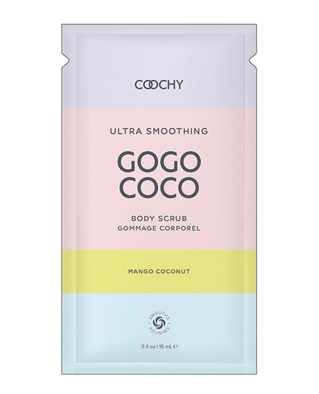 COOCHY Ultra Smoothing Body Scrub Foil - .35 oz Mango Coconut